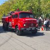 Desfile de unidades bomberos